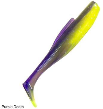 Z-Man DieZel MinnowZ Swimbait Lure Z-Man Fishing Products 4in Purple Death 5