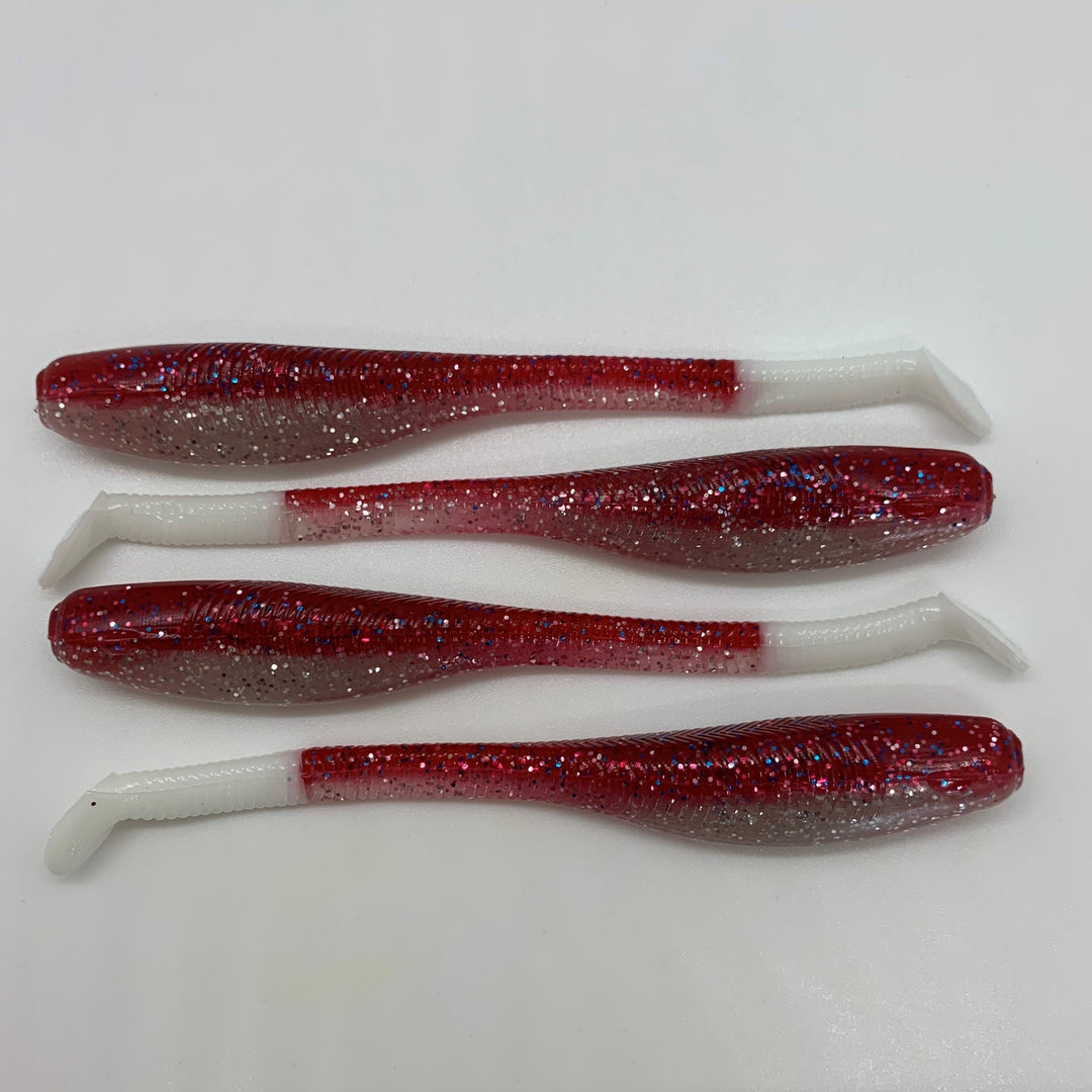 Down South Lures Lure Down South Lures Southern Shad (4.5") Howell's Strawberry Wine 