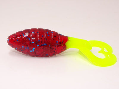 Bubba Clucker Mullet 3” - 7pk Chicken Boy Lures Charismatic Plum Purple Poulet 