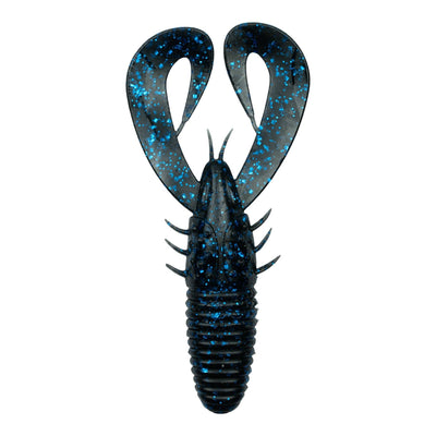 6th Sense - Stroker Craw 2.4 Flipping Bait Lure 6th Sense Lure Co Black N Blue Flake 