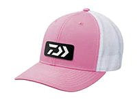 Daiwa Trucker Snapback w/ D-VEC Embroidered Patch Pink/White Hats Daiwa 