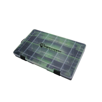 Evolution Drift Series 3700 Colored Tackle Tray Accessories Evolution Outdoor Green 