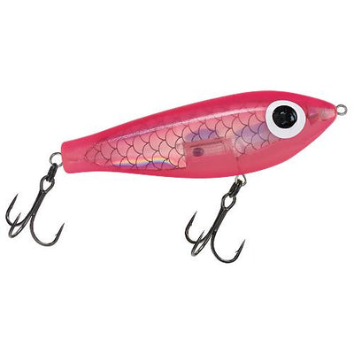 Paul Brown's Fat Boy Pro Sinking Twitchbait Lure Mirrolure Pink Back Silver Insert Pink Belly 