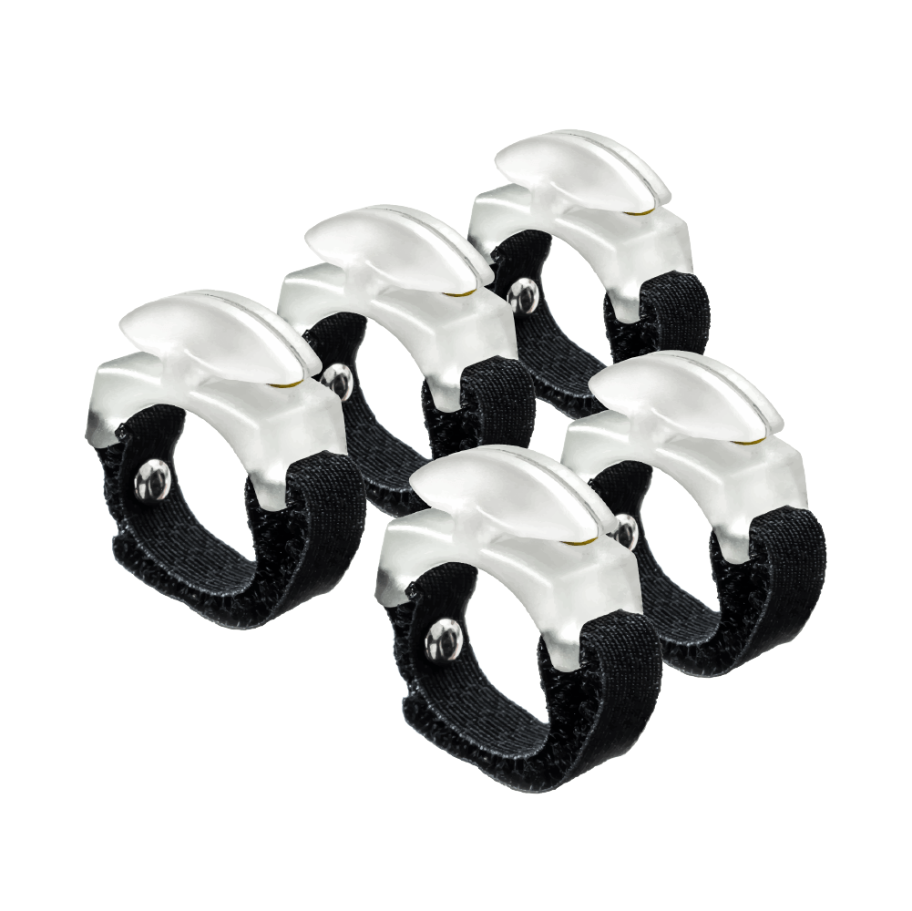 5 PACK Glow-In-The-Dark Line Cutterz Rings Cutter Ring Line Cutterz 