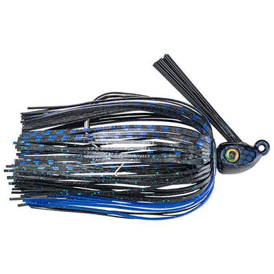STRIKE KING HACK ATTACK SWM JG 1/4oz BLACK BLUE Strike King Lure Company 