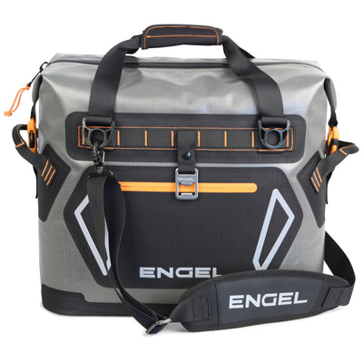 Engel® HD20 Heavy-Duty Soft Sided Cooler Bag Coolers Engel Coolers Dark Gray/Orange 