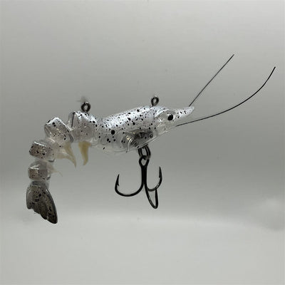 Popping Cork Shrimp 3.5in Lure Marker 54 White 