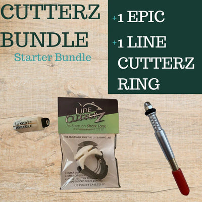 The Knot Kneedle EPIC + Line Cutterz Ring Tools Master Blaster Angling 