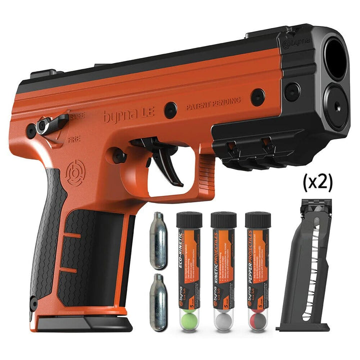 Byrna LE Pepper Kit Self Defense Byrna Technologies Inc. Safety Orange 