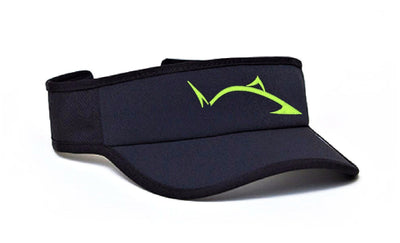 **NEW** Line Cutterz Pro Fish Logo - Black Visor Hats Line Cutterz 