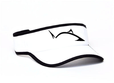 **NEW** Line Cutterz Pro Fish Logo - White Visor Hats Line Cutterz 