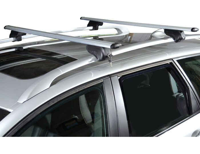 AirFlow2™ Roof Rack - Aero Crossbars - Raised, Factory Side Rails - Aluminum Accessories Malone 