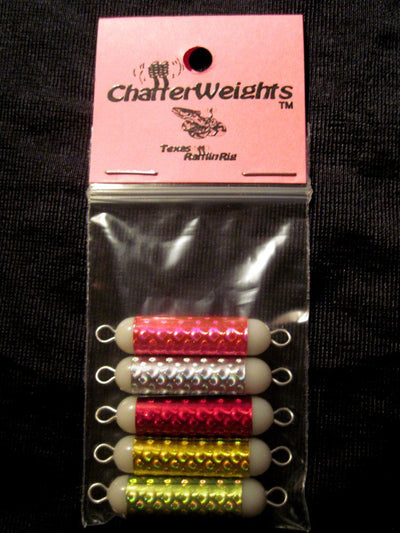 Texas Rattlin' Rig Chatter Weight Texas Rattlin' Rig Mini - 5pk Multi-Color 