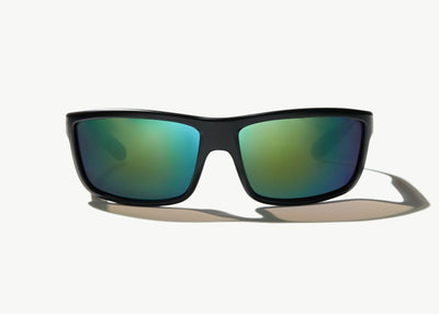 Bajio Sunglasses - Glass Lenses Apparel Bajio Sunglasses Nippers Black Matte Permit Green