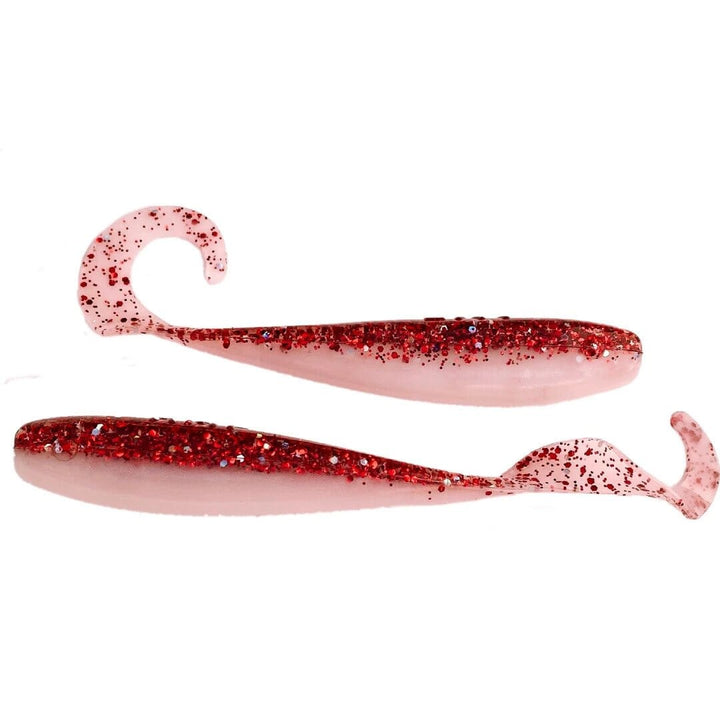 A.M. Fishing - Garlic Infused Soft Plastics Lure A.M. Fishing 4in - 8pk OG Blood Diamond 