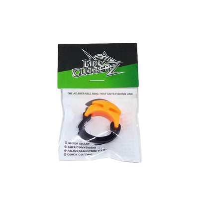 NEW! BLAZE ORANGE Line Cutterz Ring Cutter Ring Line Cutterz Blaze Orange Eco-Friendly Packaging 