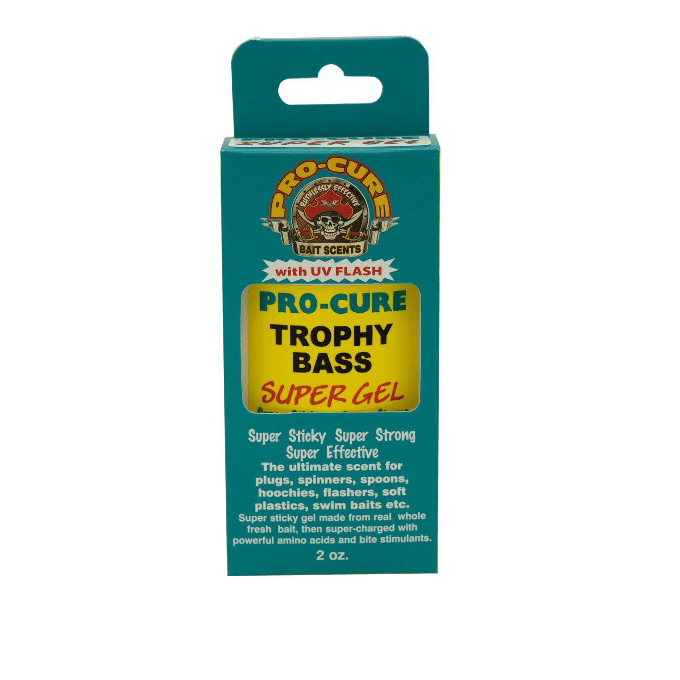 Pro-Cure Super Gel Attractant Pro-Cure Trophy Bass 2oz 