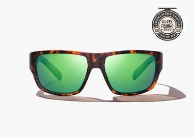 Bajio Sunglasses - Glass Lenses Apparel Bajio Sunglasses Piedra Brown Tortoise Matte Green Mirror