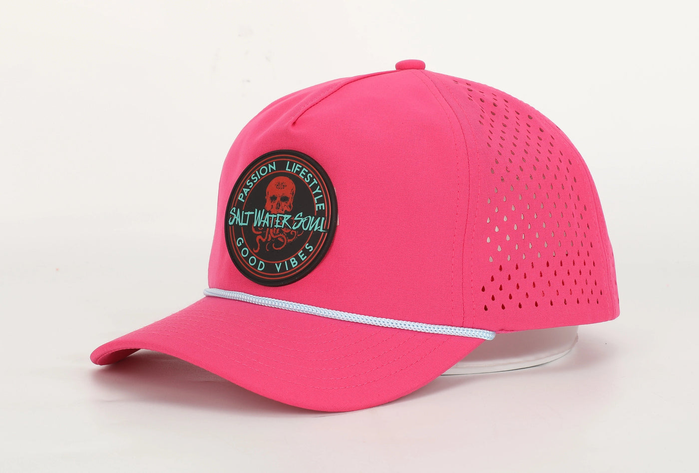 Saltwater Soul - Skully Vented Snapback Hats Saltwater Soul 