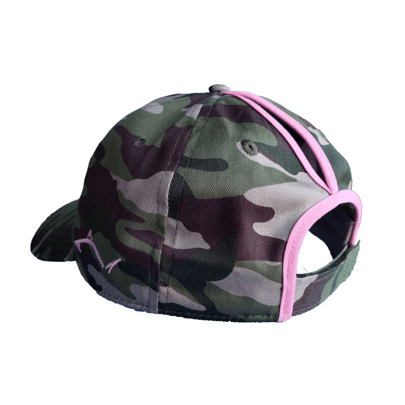 Line Cutterz Camo Bass Patch Ponytail Hat Hats Line Cutterz 