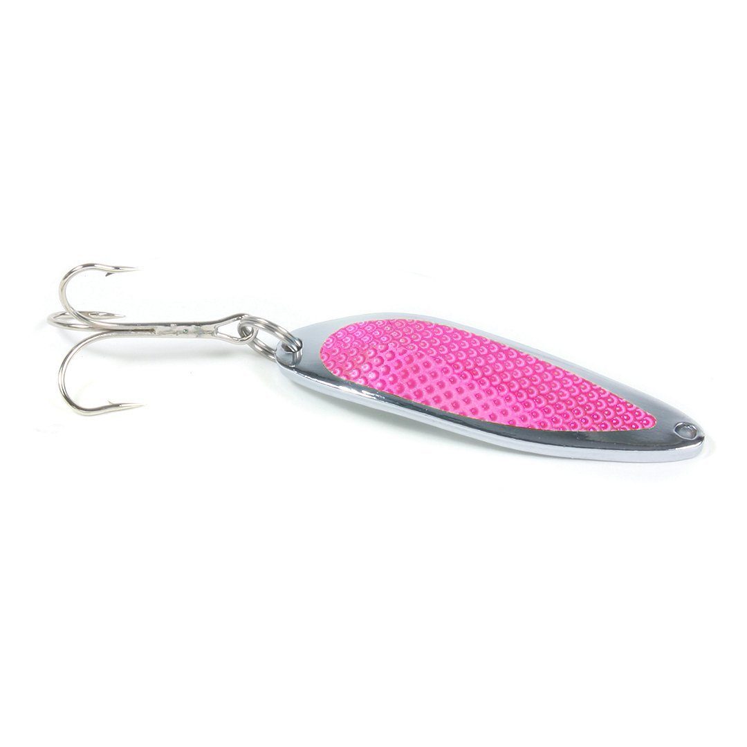 Sea Striker - Casting Spoon Lure Sea Striker Chrome - Pink Prism 2 oz 