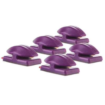 NEW RELEASE! - 5 PACK! Line Cutterz Flat Mount Fishing Line Cutter - Purple Cutter Ring Line Cutterz 