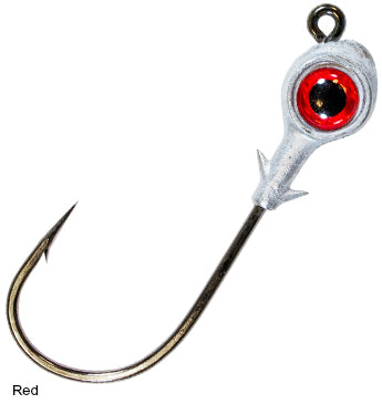 Z-Man Redfish Eye Jigheads Lure Z-Man Fishing Products 1/8oz Red 