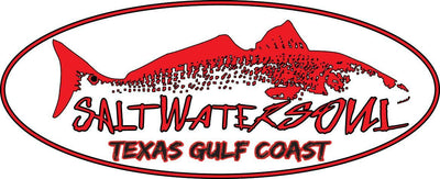 Saltwater Soul - Decal Bumper Stickers Saltwater Soul Redfish Texas Gulf Coast 