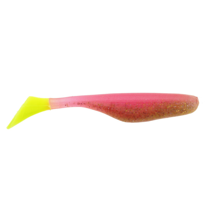 Sea Shad - 4″ Lure Bass Assassin Lures Laguna Lime Tail 
