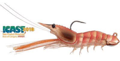 LIVETARGET - Fleeing Shrimp Lure LIVETARGET 2-3/4in 1/4oz Pink