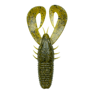 6th Sense - Stroker Craw 3.3 Flipping Bait Lure 6th Sense Lure Co Green Pumpkin Burst 