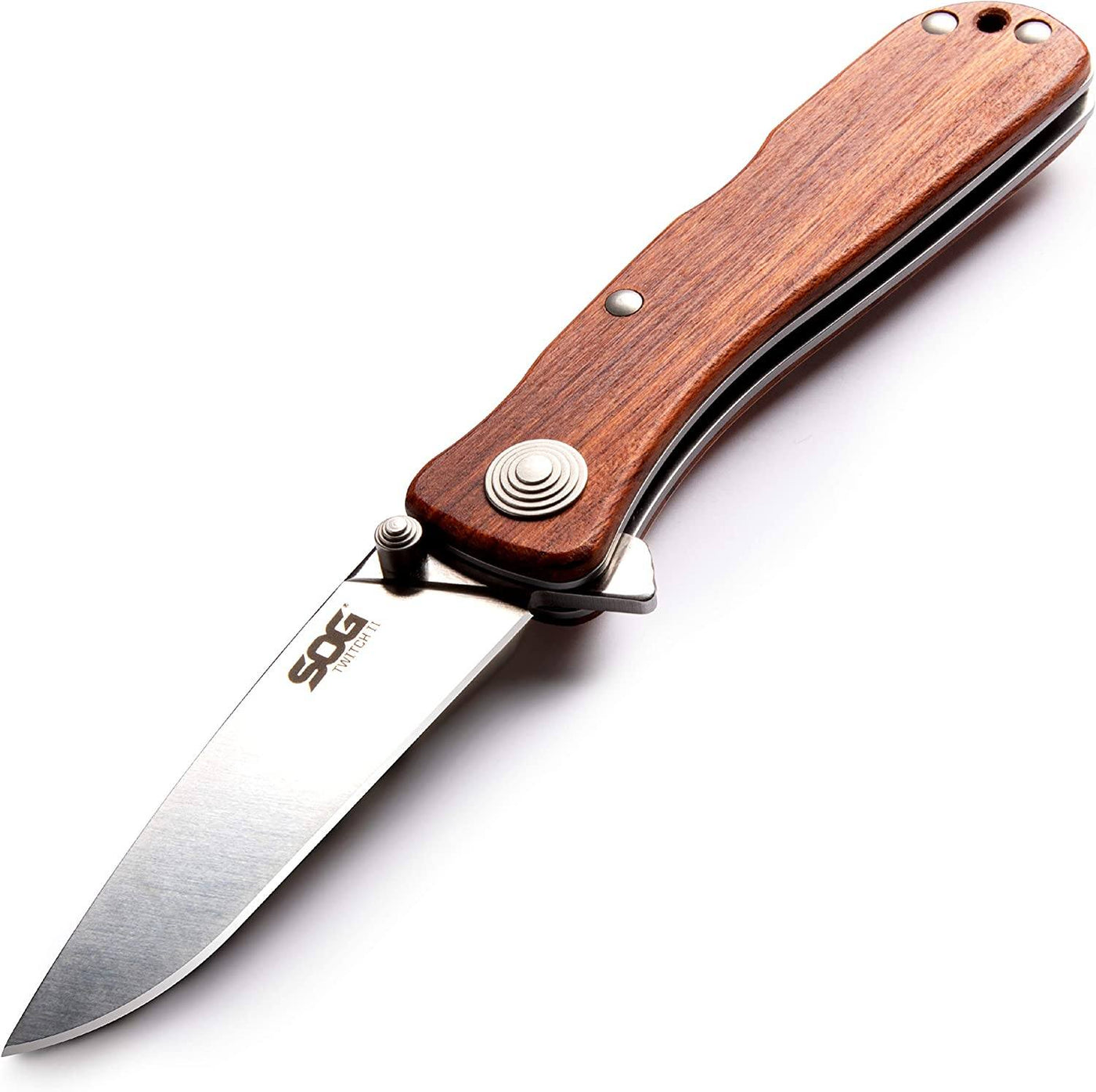 Twitch II Tools SOG Specialty Knives & Tools Wood Handle 