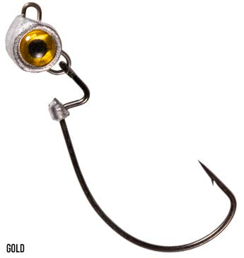 Z-Man Texas Eye Finesse Jigheads Lure Z-Man Fishing Products 1/8oz Gold 