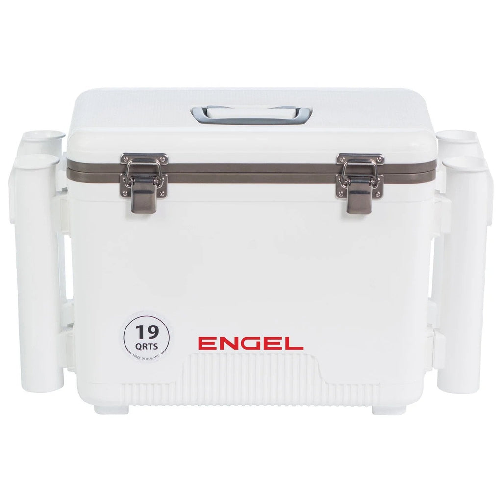 Engel® 19 Quart Drybox/Cooler with Rod Holders – Line Cutterz