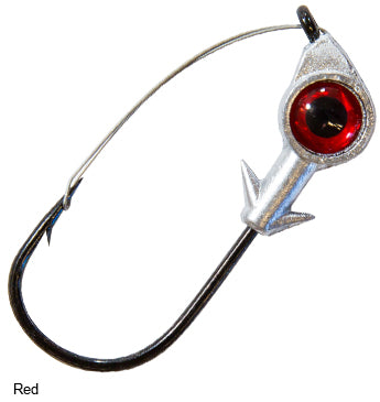 Z-Man Weedless Eye Jigheads Lure Z-Man Fishing Products 1/4oz Red 