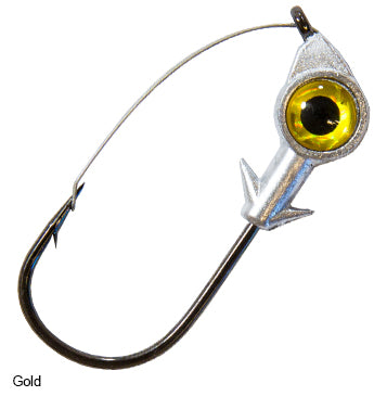 Z-Man Weedless Eye Jigheads Lure Z-Man Fishing Products 1/4oz Gold 