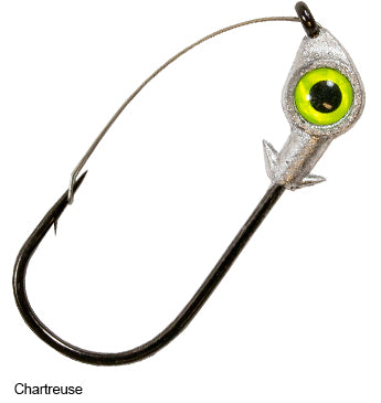 Z-Man Weedless Eye Jigheads Lure Z-Man Fishing Products 1/4oz Chartreuse 