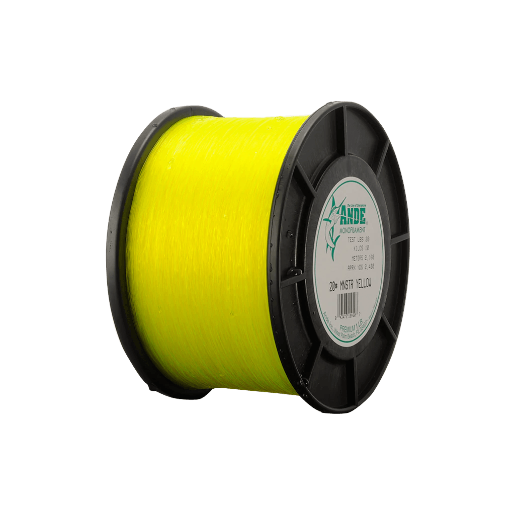 Ande Monster Monofilament Line Fishing Line Ande Monofilament Yellow 80 1#
