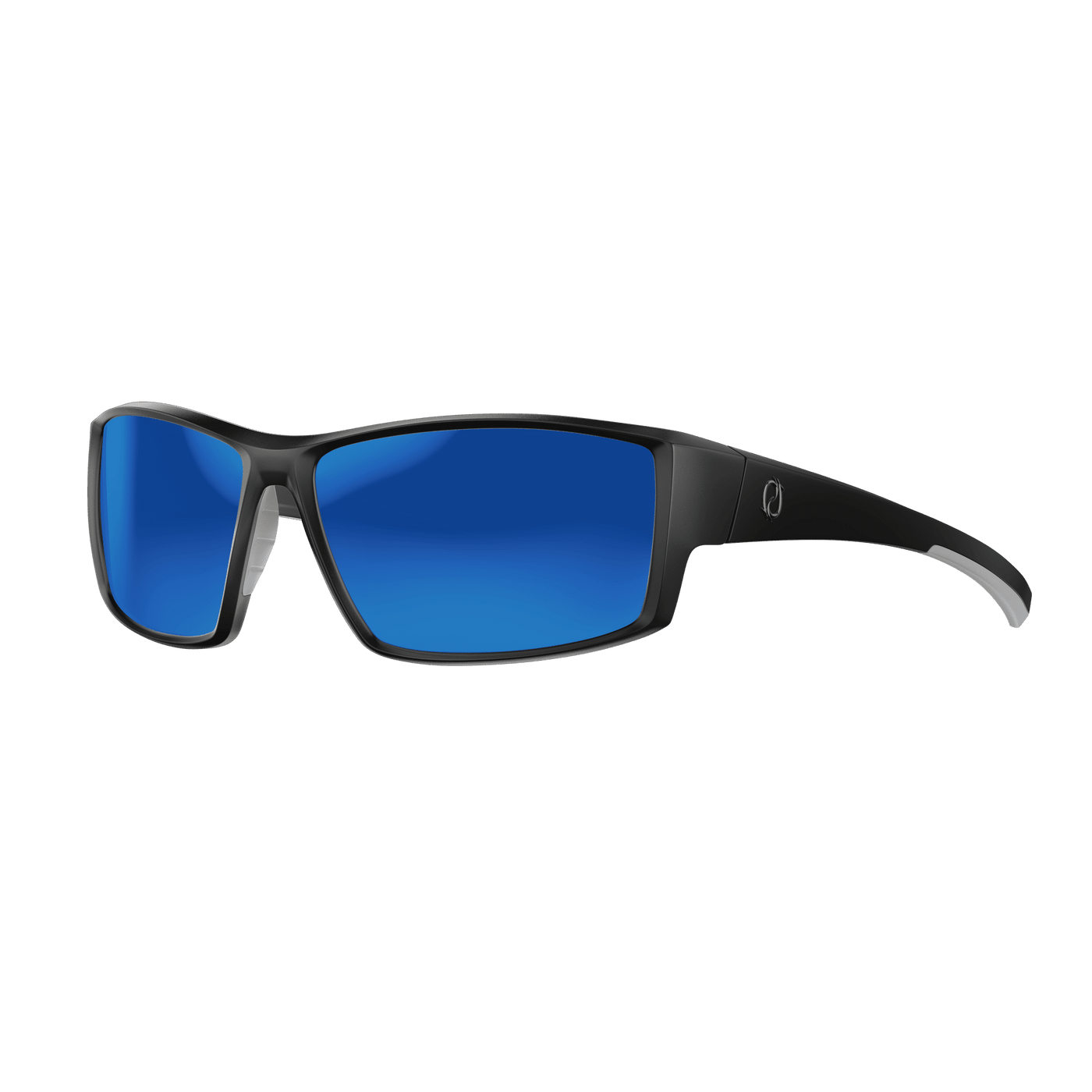 Redtail Republic Sunglasses Accessories Redtail Republic Baffin Matte Black Blue Mirror