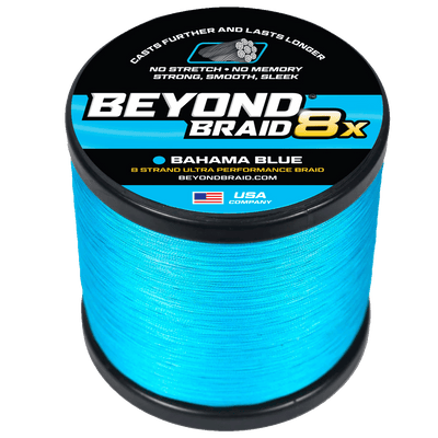 Beyond Braid - 8X Ultra Performance Braided Line Fishing Line Beyond Braid Bahama Blue 2000 15lb
