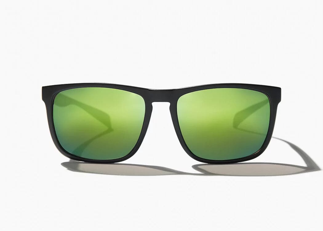 Bajio Sunglasses - Glass Lenses Apparel Bajio Sunglasses Calda Black Matte Green Mirror