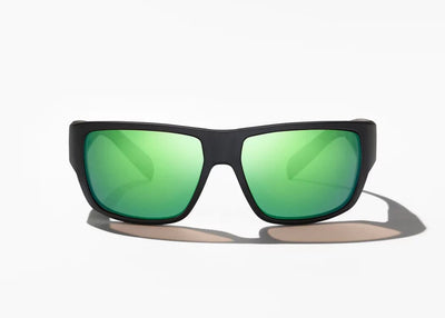 Bajio Sunglasses - Glass Lenses Apparel Bajio Sunglasses Piedra Black Matte Green Mirror