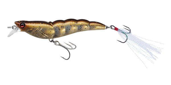 Yo-Zuri Crystal 3D Shrimp Lure Yo-Zuri 2-3/4" 1/4oz New Penny Gold Flake