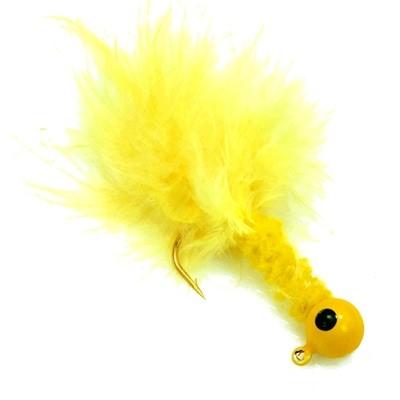 Crappie Jigs Dolphin Brand 1/16oz Yellow 