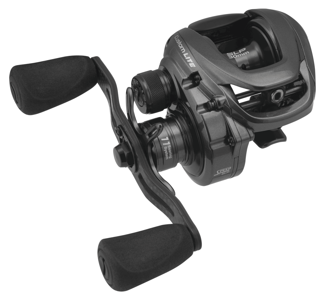 Lew's - Custom Lite SLP Speed Spool Baitcast Reel Fishing Reel Lew's Fishing Right-Hand 7.5:1 