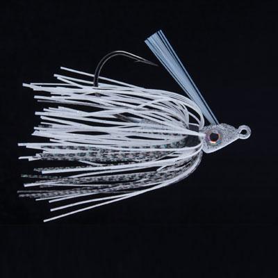 Chris McCall's Rayburn Swim Jig Santone Lures White Shadow 3/16 oz 