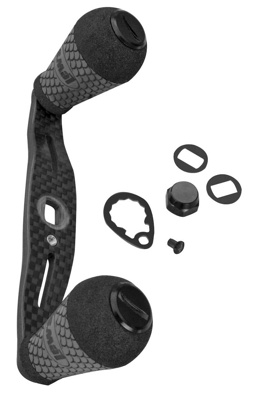 Lew's - Custom Shop Carbon Handle Standard Round Accessories Lew's Fishing Charcoal 