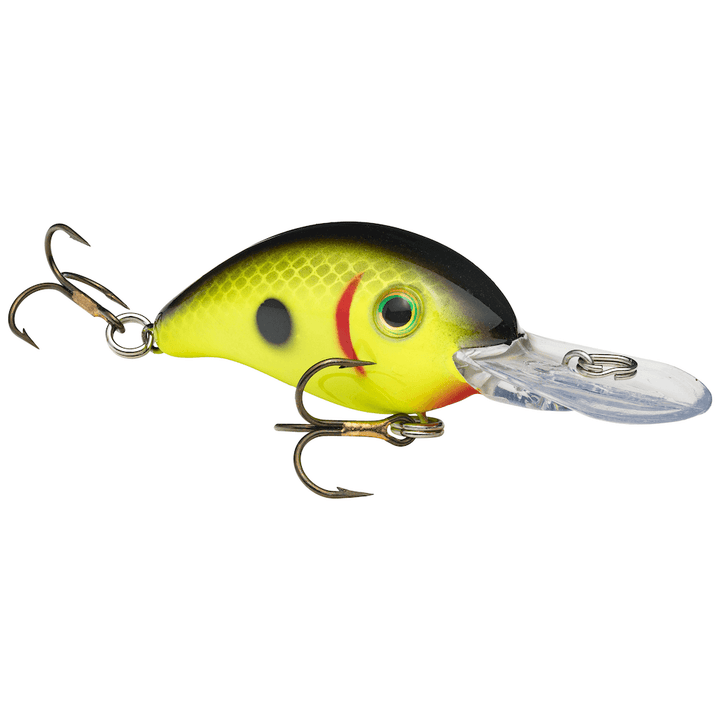 Strike King - Pro Model Series 3 Crankbait Strike King Lure Company Black Back / Chartreuse 