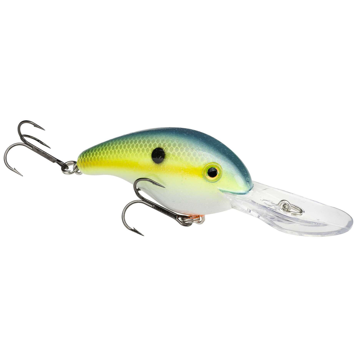 Pro Model 5XD Crankbait Lure Strike King Lure Company Chartreuse Sexy Shad 