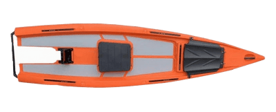 Hoodoo Kayak Vessels Hoodoo Sports Hero 130 - w/ 6HP Motor - Radiant Citrus 